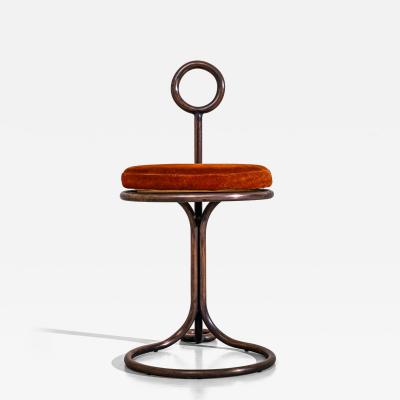 Sculptural Metal Stool probably Italy Late 20th Century