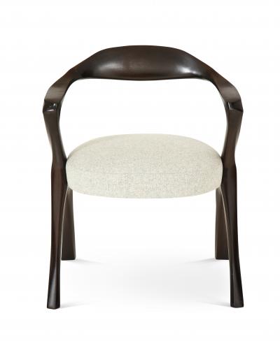 Sculptural Modernist Armchair by Newman Krasnogorov
