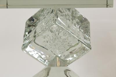 Sculptural Murano Ice Cube Drinks Table Contemporary