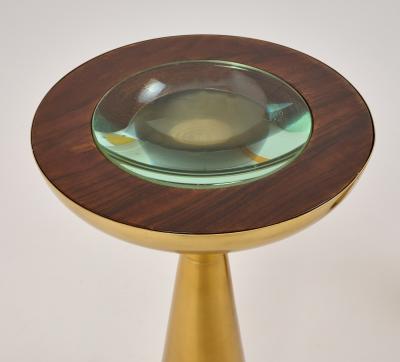 Sculptural Pair of Italian Side Tables Italy 1950s