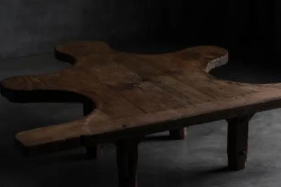 Sculptural Primitive Coffee Table France 19th Century