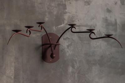 Sculptural Six Arm Wall Candelabra Europe Late 20th Century