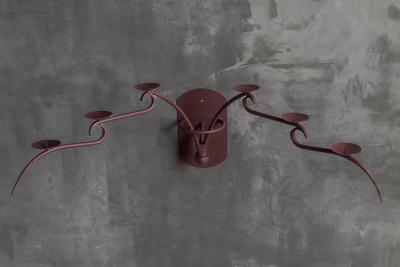 Sculptural Six Arm Wall Candelabra Europe Late 20th Century