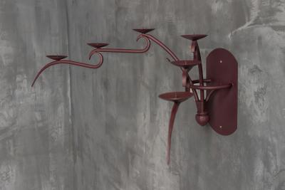 Sculptural Six Arm Wall Candelabra Europe Late 20th Century