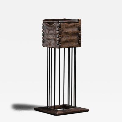 Sculptural box by French woodworker Yvon