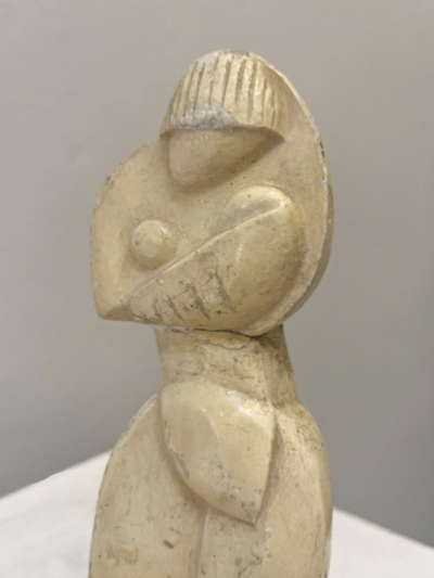 Sculpture Mother and child by Marthe Donas Plaster 1910s