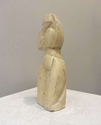 Sculpture Mother and child by Marthe Donas Plaster 1910s