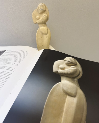 Sculpture Mother and child by Marthe Donas Plaster 1910s