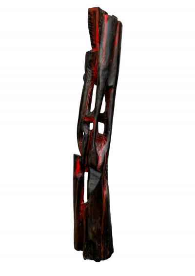 Sculpture Totem red