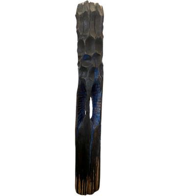 Sculpture blue totem 