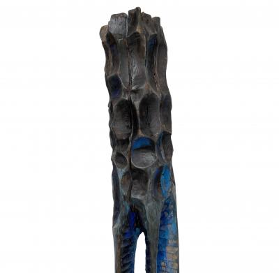 Sculpture blue totem 