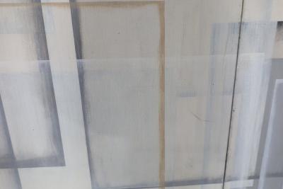 Sean Scherer Large Painting by Sean Scherer Ruhlman dtd 1999 84 x 72 Diptych
