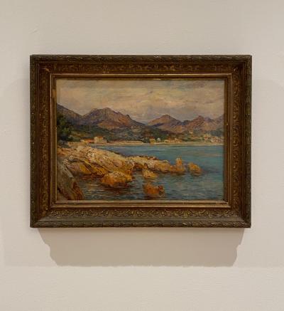 Seascape Oil on Canvas San Martin