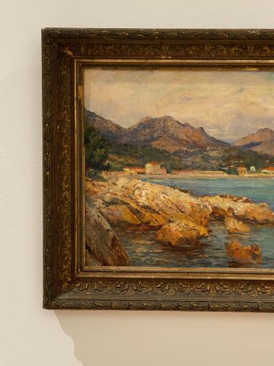 Seascape Oil on Canvas San Martin