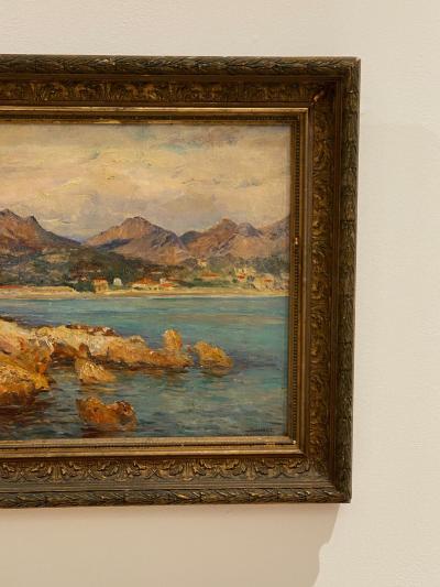 Seascape Oil on Canvas San Martin