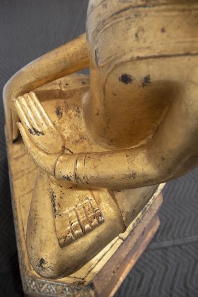 Seated BURMESE Mountain BUDDHA