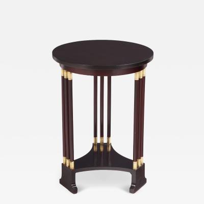 Secessionist Style Mahogany and Bronze Mounted Occasional Table C 1910 