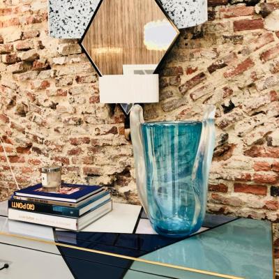 Seguso Vetri d Arte Mid Century Modern Seguso Vetri dArte Italian Murano Glass Vase