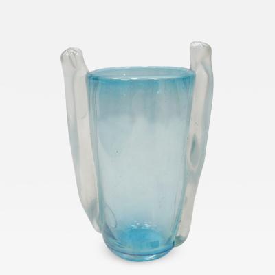Seguso Vetri d Arte Mid Century Modern Seguso Vetri dArte Italian Murano Glass Vase
