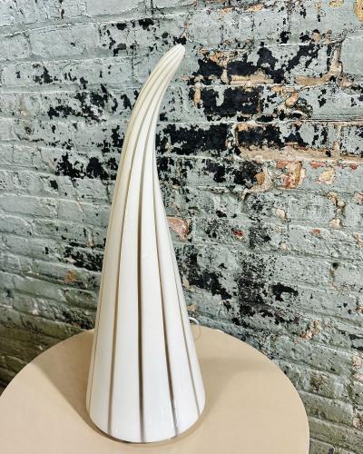 Seguso Vetri d Arte Murano Sculptural Table Lamp Italy 1960