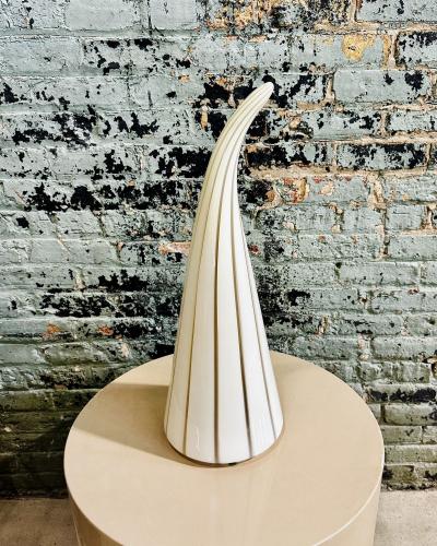 Seguso Vetri d Arte Murano Sculptural Table Lamp Italy 1960
