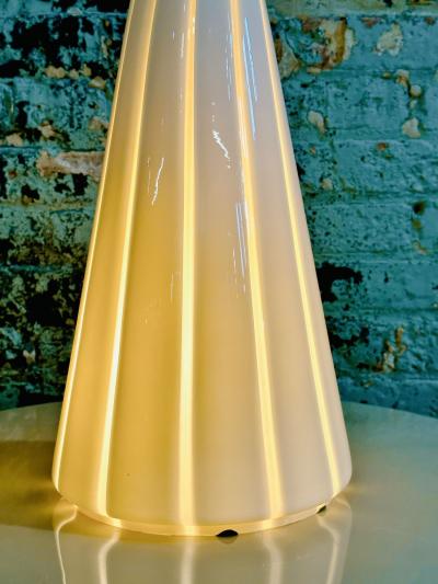 Seguso Vetri d Arte Murano Sculptural Table Lamp Italy 1960