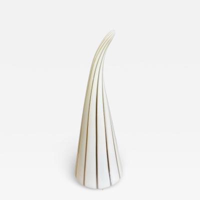 Seguso Vetri d Arte Murano Sculptural Table Lamp Italy 1960