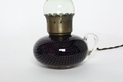 Seguso Vetri d Arte Murano glass table lamps by Archimede Seguso a pair