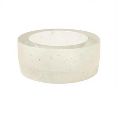 Seguso Vetri d Arte Seguso Vetri dArte Clear Bowl Scavo Glass