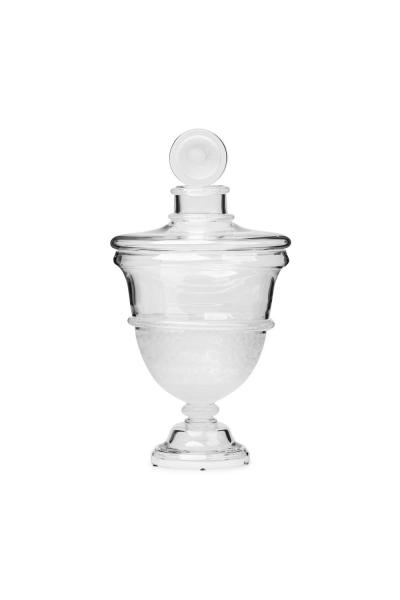 Seguso Vetri d Arte Seguso Vietri Italian Mid Century Large Glass Apothecary Jar