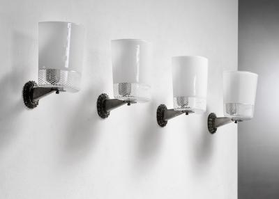 Seguso Vetri d Arte Set of 4 Seguso wall lamps