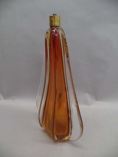 Seguso Vetri d arte Handblown Mid Century Modern Murano Venetian Glass Table Lamp Base by Seguso