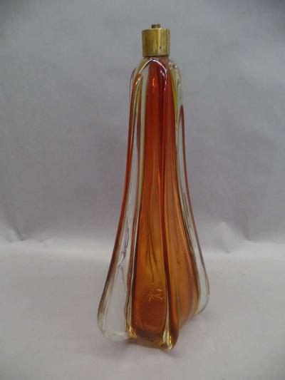 Seguso Vetri d arte Handblown Mid Century Modern Murano Venetian Glass Table Lamp Base by Seguso