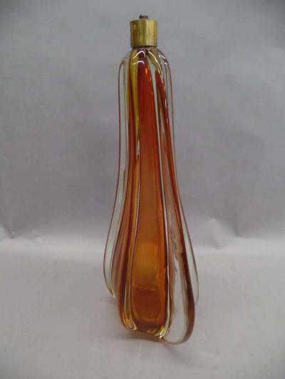 Seguso Vetri d arte Handblown Mid Century Modern Murano Venetian Glass Table Lamp Base by Seguso