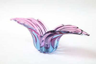 Seguso Vetri d arte Seguso Amethyst Magenta Murano Glass Vessel