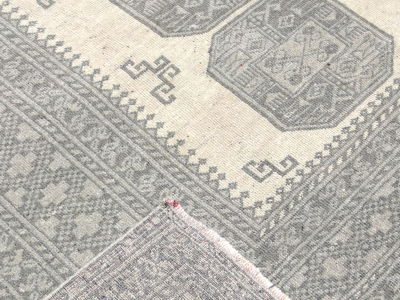 Semi Antique Afgan Beshir Rug 104 x 127 