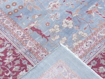 Semi Antique Indian Tabriz Rug 15 x 267 