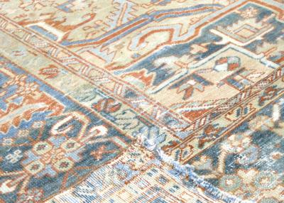 Semi Antique Persian Heriz Rug 124 x 188 