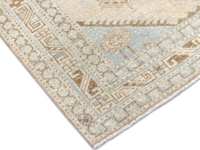 Semi Antique Persian Heriz Runner 35 x 147 