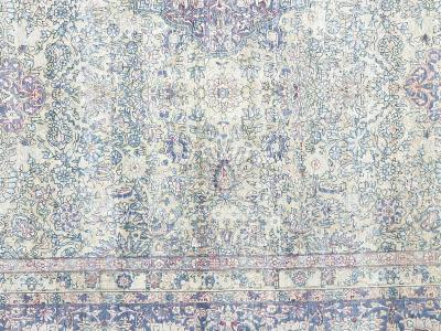 Semi Antique Persian Kerman Rug 13 x 164 