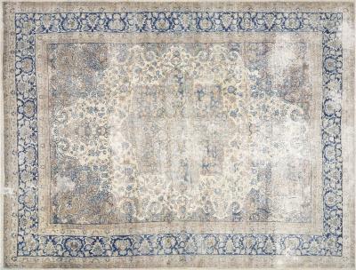 Semi Antique Persian Kerman Rug 87 x 113 