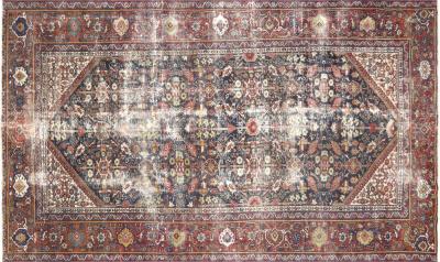 Semi Antique Persian Mahal Rug 64 x 107 