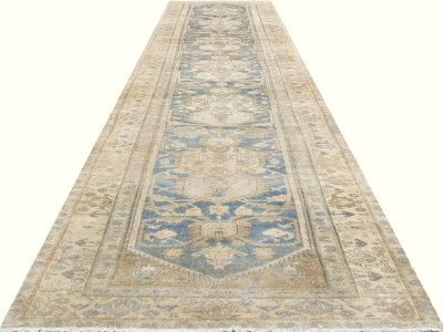 Semi Antique Persian Melayer Runner 29 x 154 