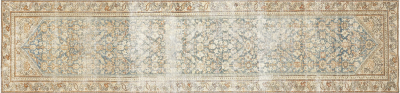 Semi Antique Persian Melayer Runner 31 x 129 