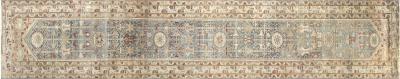 Semi Antique Persian Melayer Runner 33 x 169 