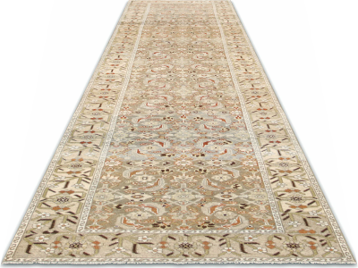Semi Antique Persian Melayer Runner 34 x 130 