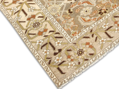 Semi Antique Persian Melayer Runner 34 x 130 