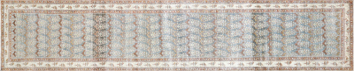 Semi Antique Persian Melayer Runner 34 x 162 