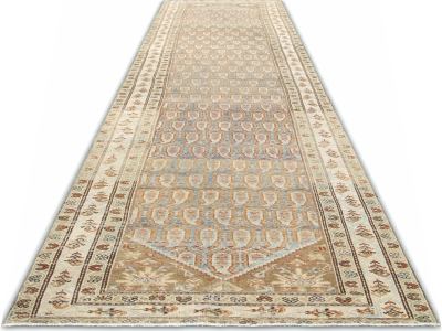 Semi Antique Persian Melayer Runner 34 x 167 