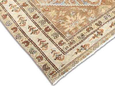 Semi Antique Persian Melayer Runner 34 x 167 